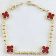 Pulso Militar Trebol 4.15gr / 18.5cm / Oro 18K -