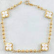 Pulso Militar Trebol 4.9gr / 19cm / Oro 18K -