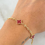 Pulso GC Trebol 3.9gr / 18cm / Oro 18K -