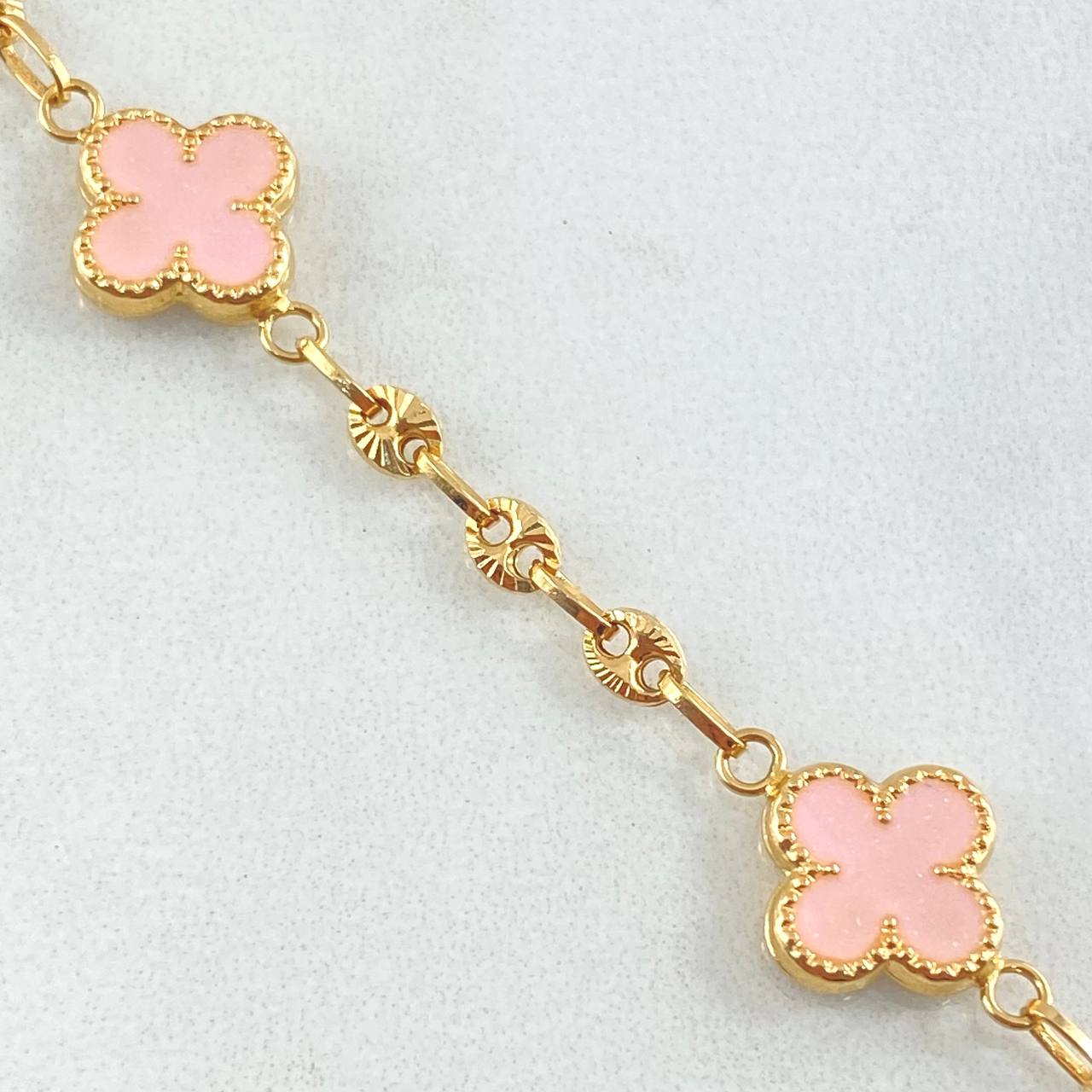 Pulso GC Trebol 3.85gr / 18cm / Oro 18K -