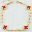Pulso GC Trebol 4.6gr / 19cm / Oro 18K -
