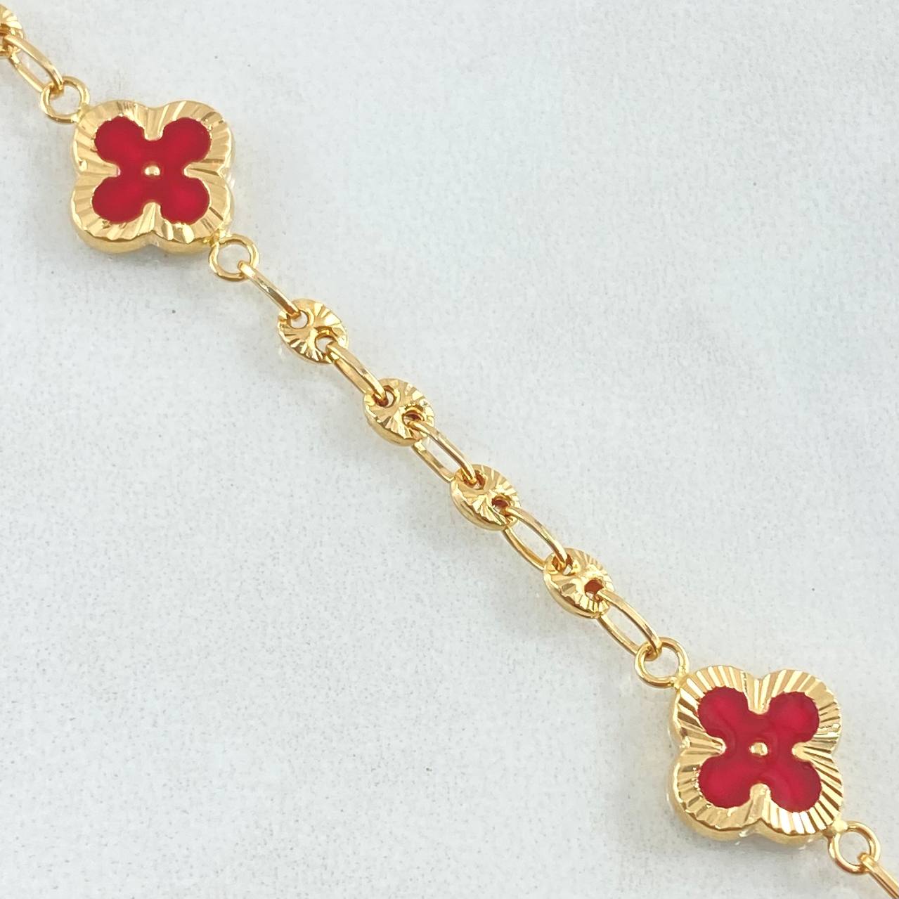 Pulso GC Trebol 4.6gr / 19cm / Oro 18K -