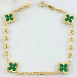 Pulso GC Trebol 4.6gr / 19cm / Oro 18K -