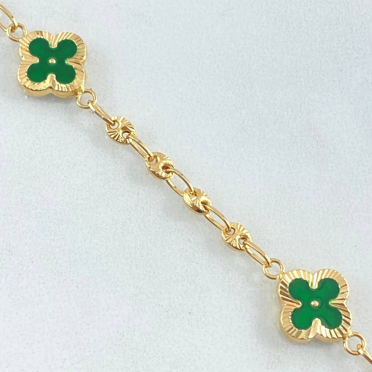 Pulso GC Trebol 4.6gr / 19cm / Oro 18K -