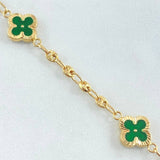 Pulso GC Trebol 4.6gr / 19cm / Oro 18K -
