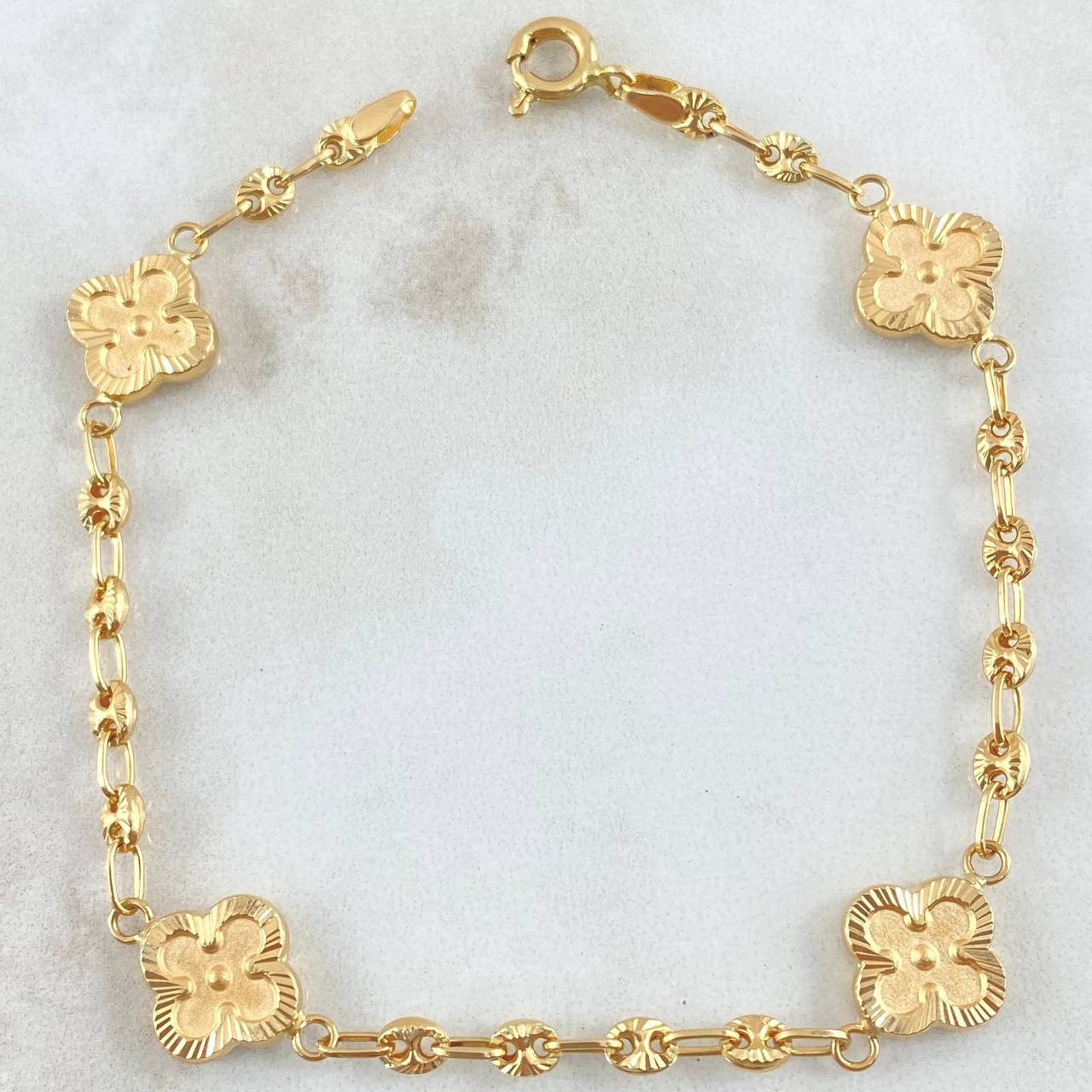 Pulso GC Trebol 4.5gr / 19cm / Oro 18K -