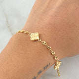 Pulso GC Trebol 4.5gr / 19cm / Oro 18K -