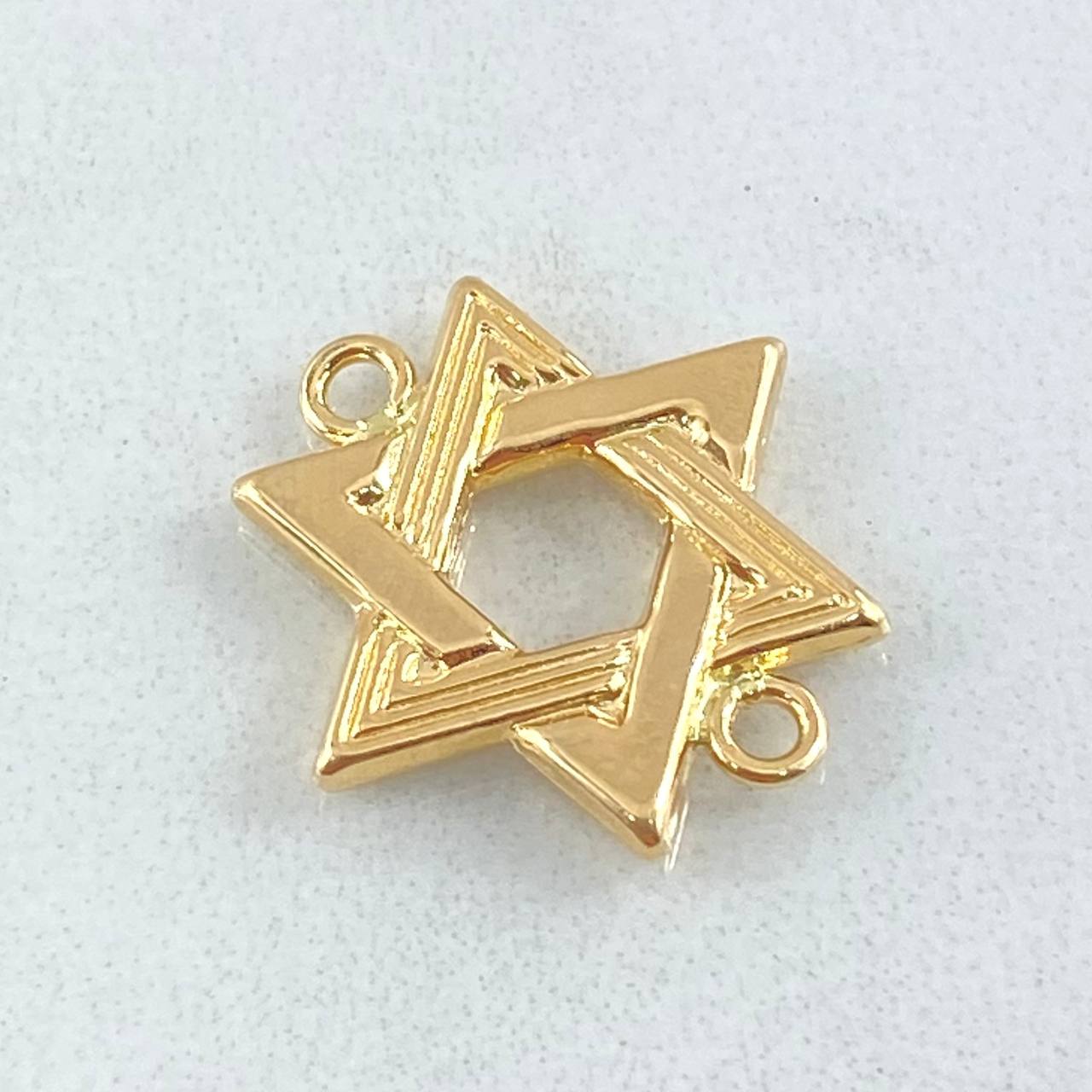 Herraje Estrella De David 1gr / 1.7cm / Oro 18K ©