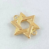 Herraje Estrella De David 1gr / 1.7cm / Oro 18K ©