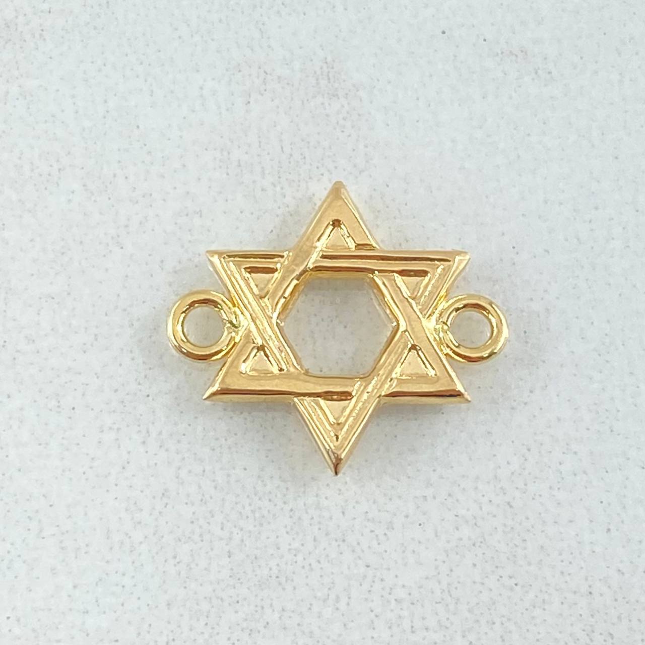 Herraje Estrella De David 0.6gr / 1.5cm / Oro 18K ©