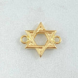 Herraje Estrella De David 0.6gr / 1.5cm / Oro 18K ©