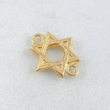 Herraje Estrella De David 0.6gr / 1.5cm / Oro 18K ©