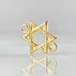 Herraje Estrella De David 0.6gr / 1.5cm / Oro 18K ©
