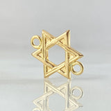 Herraje Estrella De David 0.6gr / 1.5cm / Oro 18K ©