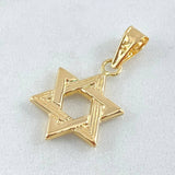 Dije Estrella De David 1.1gr / 2.8cm / Oro 18K ©