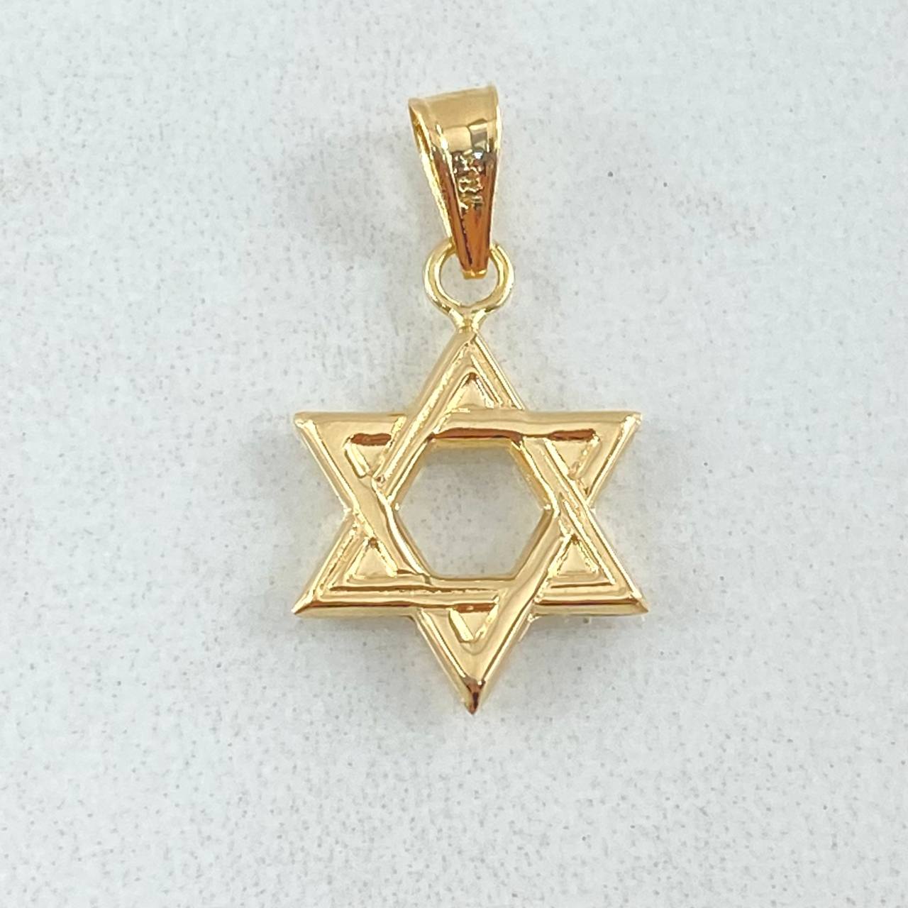 Dije Estrella De David 0.6gr / 2cm / Oro 18K ©