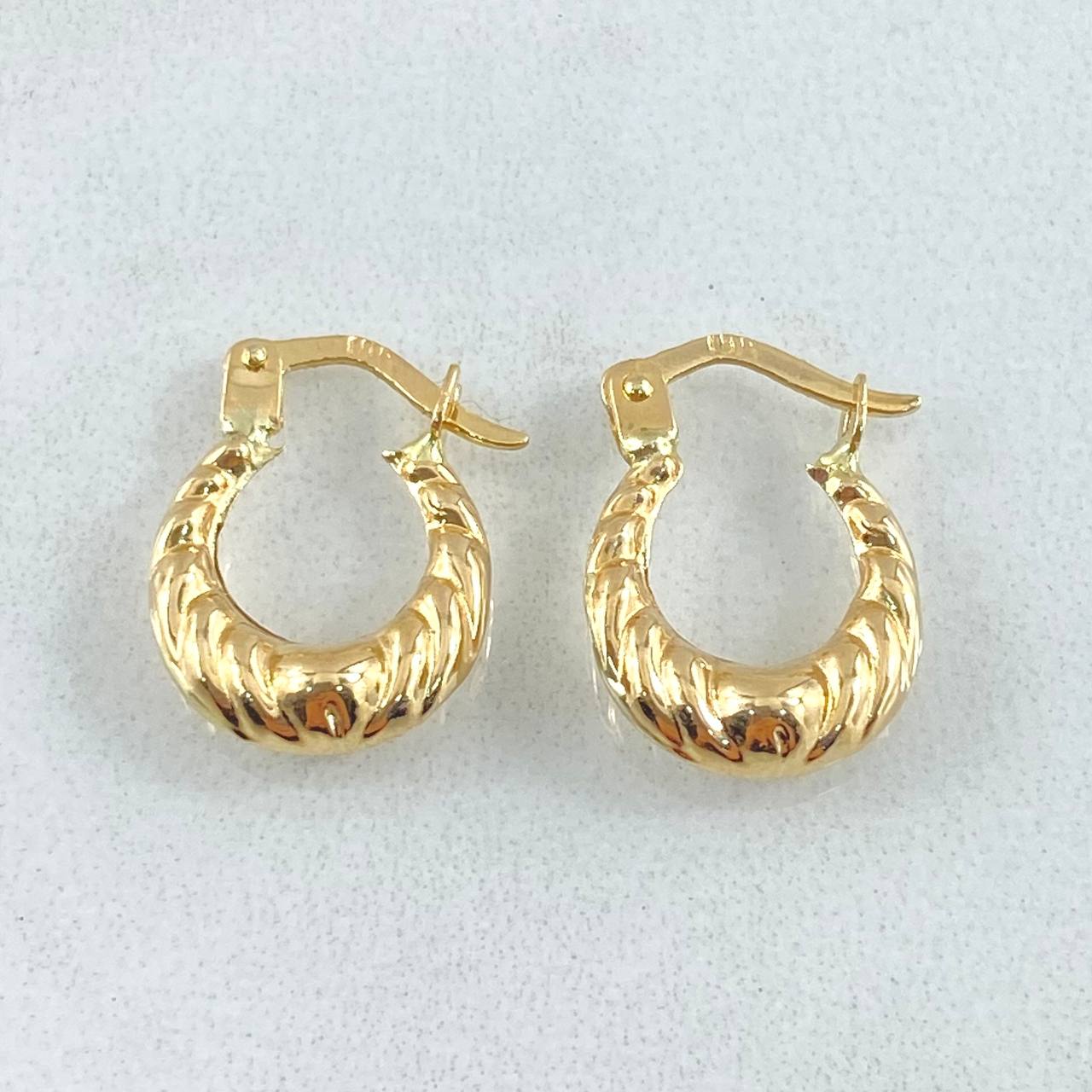 Candongas Mirilla 1.15gr / 1.6cm / Oro 18K