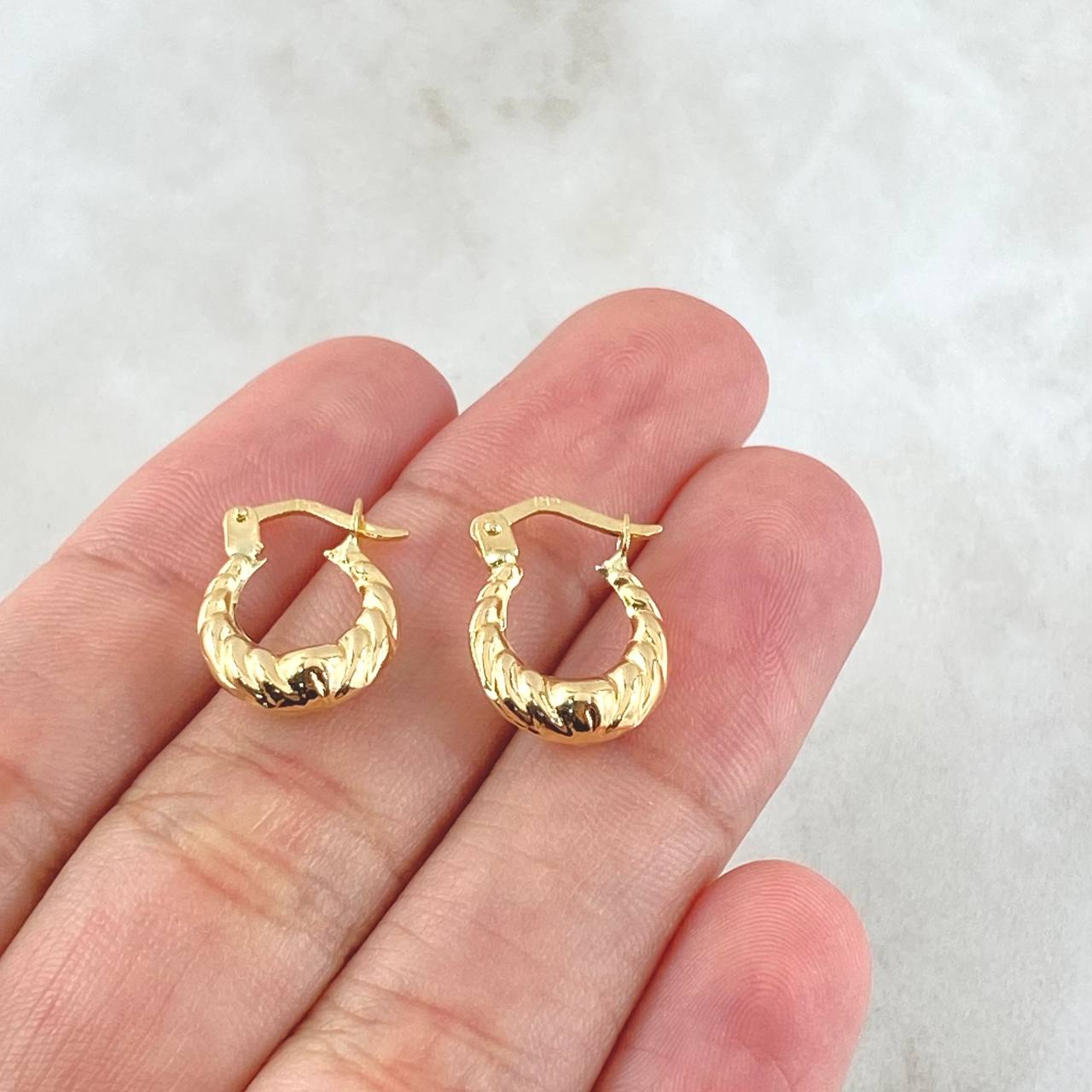 Candongas Mirilla 1.15gr / 1.6cm / Oro 18K