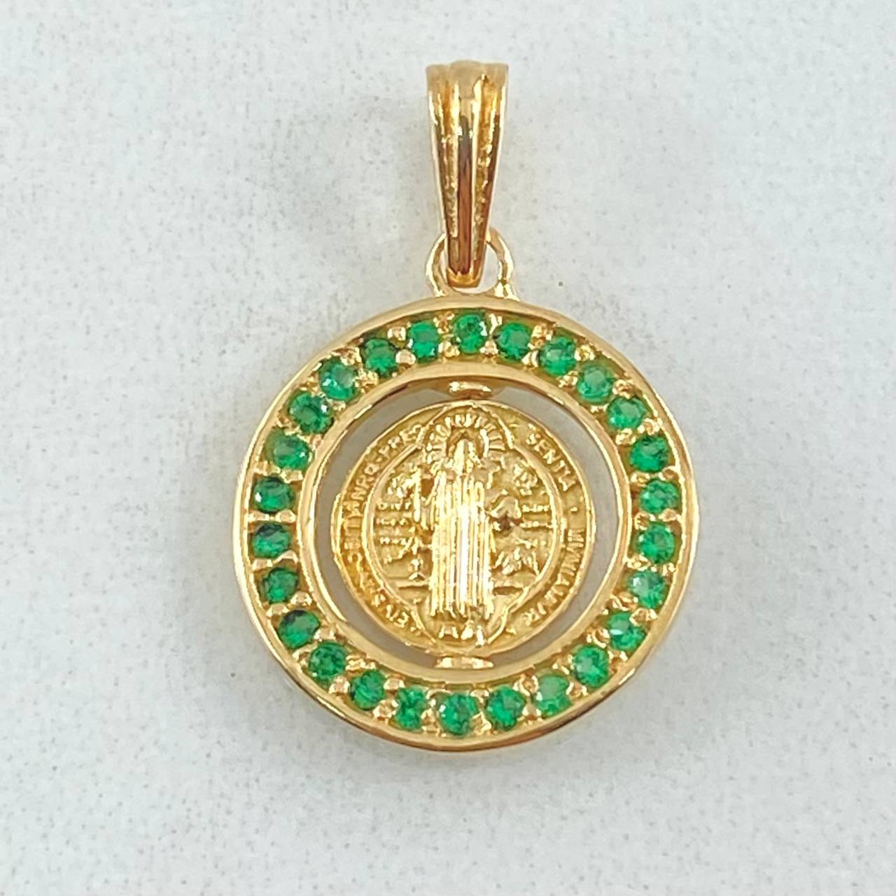 Dije San Benito 2.1gr / 2.3cm / Oro 18K *