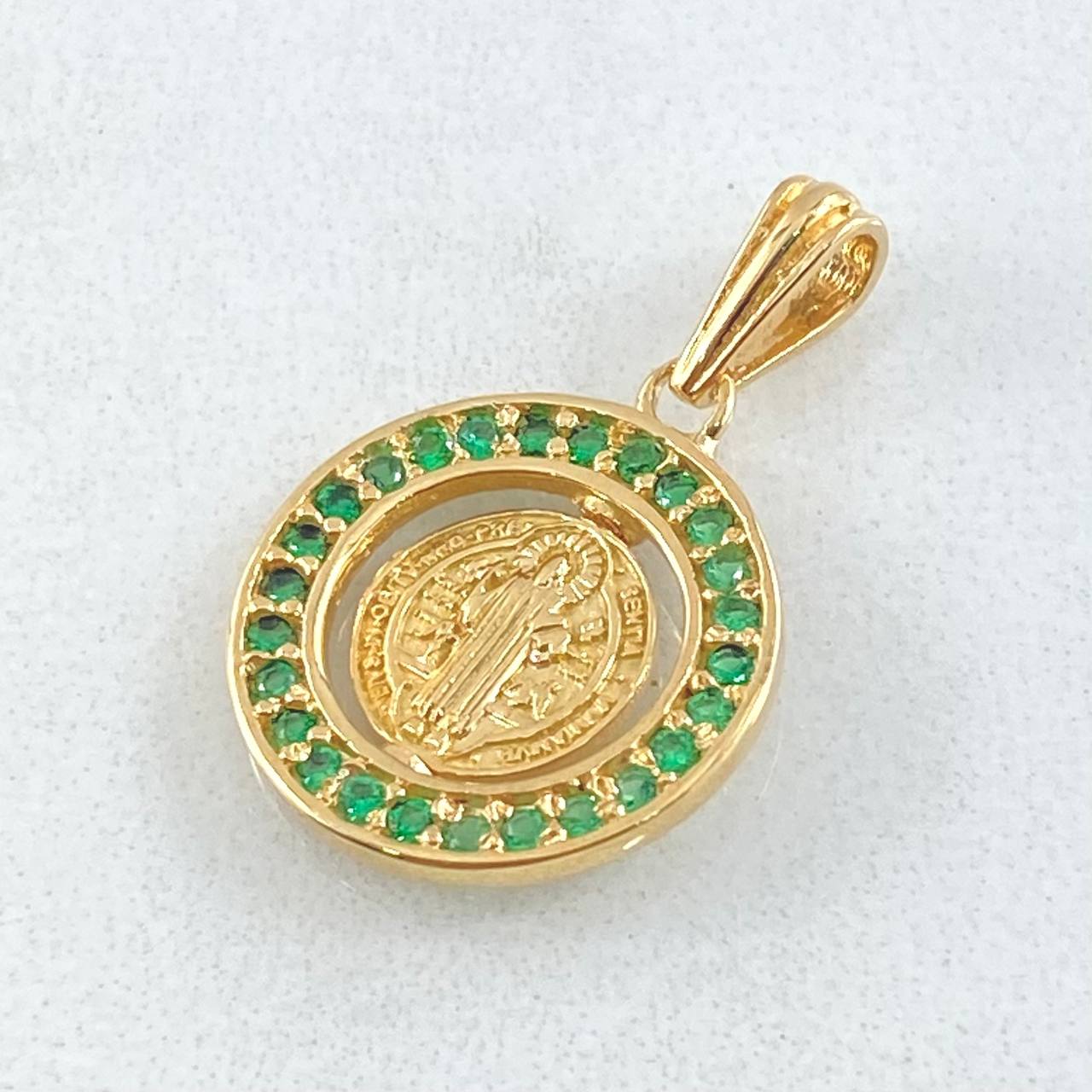 Dije San Benito 2.1gr / 2.3cm / Oro 18K *