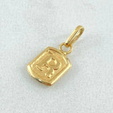 Dije Letra R 0.35gr / 1.5cm / Oro 18K *