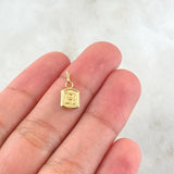 Dije Letra R 0.35gr / 1.5cm / Oro 18K *