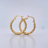 Candongas Sandra 2.25gr / 2.5cm / Oro Amarillo 18K $