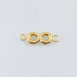 Herraje Infinito 0.3gr / 0.5cm / Oro Amarillo 18K *