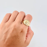 Anillo Sello Leon 3.95g / T11 1/2 Oro Amarillo 18K