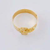 Anillo Cruz Cristo 1.85g / T7 Oro Amarillo 18K