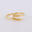 Anillo Clavo 2.3g / T4 1/4 Oro Amarillo 18K
