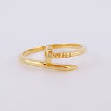 Anillo Clavo 2.3g / T4 1/4 Oro Amarillo 18K
