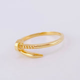 Anillo Clavo 2.3g / T4 1/4 Oro Amarillo 18K