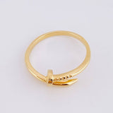 Anillo Clavo 2.65g / T7 3/4 Oro Amarillo 18K