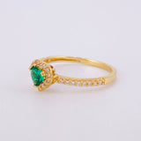 Anillo Corazón Tupido 1.5g / T5 1/4 Oro Amarillo 18K