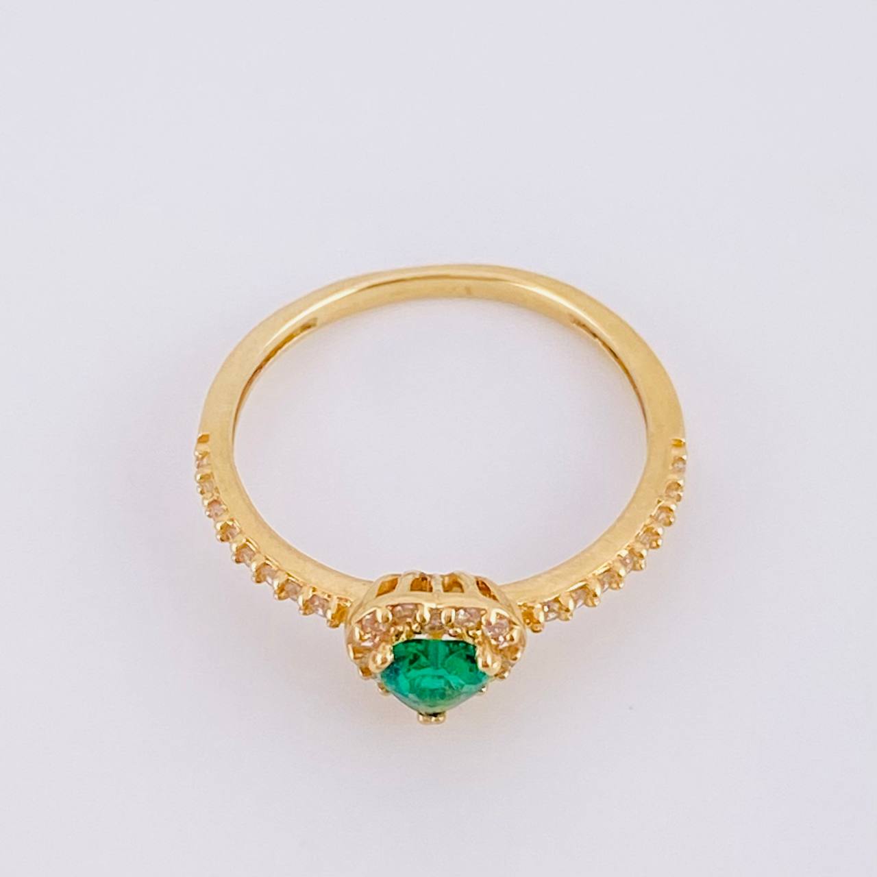 Anillo Corazón Tupido 1.5g / T5 1/4 Oro Amarillo 18K