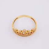 Anillo Corona Quinces 2.05g / T7 1/4 Oro Amarillo 18K