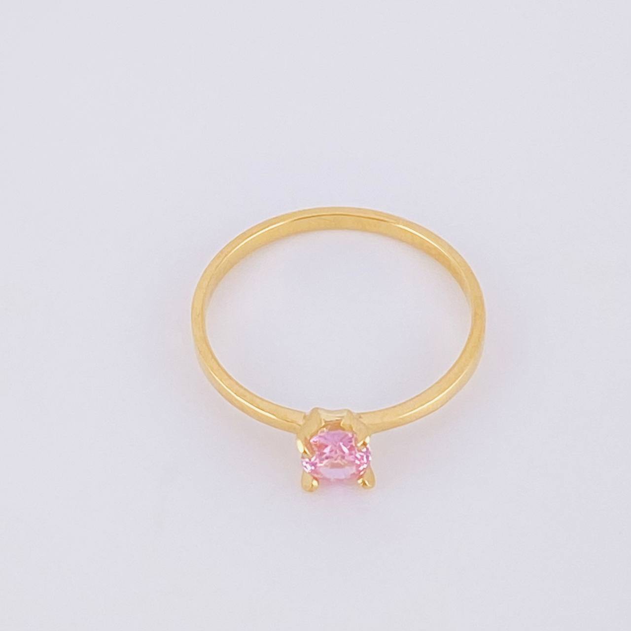 Anillo Solitario 1.15g / T5 1/4 Oro Amarillo 18K