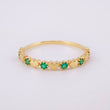 Anillo Corazones Intercalados 1.2g / T6 1/4 Oro Amarillo 18K
