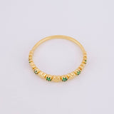 Anillo Corazones Intercalados 1.2g / T6 1/4 Oro Amarillo 18K