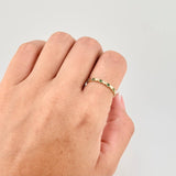 Anillo Corazones Intercalados 1.2g / T6 1/4 Oro Amarillo 18K
