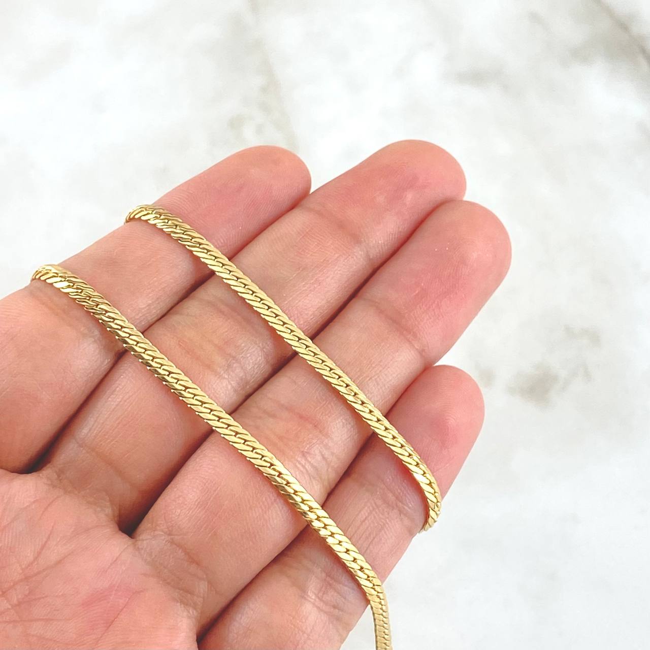 Cadena Serpiente 4.25gr / 45cm / 2.7mm Oro Amarillo +3 18K (Oferta)