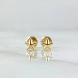 Topos Estrella 0.65gr / 5mm Oro Amarillo 18K