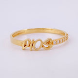 Anillo Dios 1.55g / T8 3/4 Oro Amarillo 18K