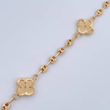 Pulso Trebol Gc 5.3gr / 19cm / Oro Amarillo 18K &