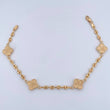 Pulso Trebol Gc 4.6gr / 19.5cm / Oro Amarillo 18K &