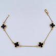 Pulso Trebol Espiga 3.75gr / 19cm / Oro Amarillo 18K &