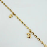 Tobillera GC Dijes 4.3gr / 27cm / 3.1mm Oro Amarillo 18K