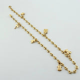 Tobillera GC Dijes 4.3gr / 27cm / 3.1mm Oro Amarillo 18K