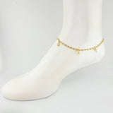 Tobillera GC Dijes 4.3gr / 27cm / 3.1mm Oro Amarillo 18K